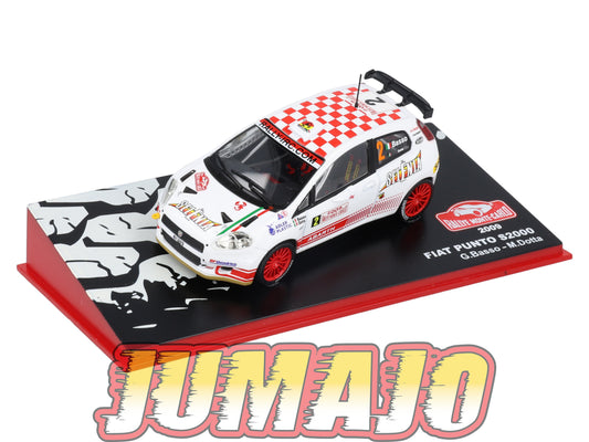 RMC115 Voiture 1/43 IXO Altaya Rallye FIAT Punto S2000 G.Basso 2009 #2