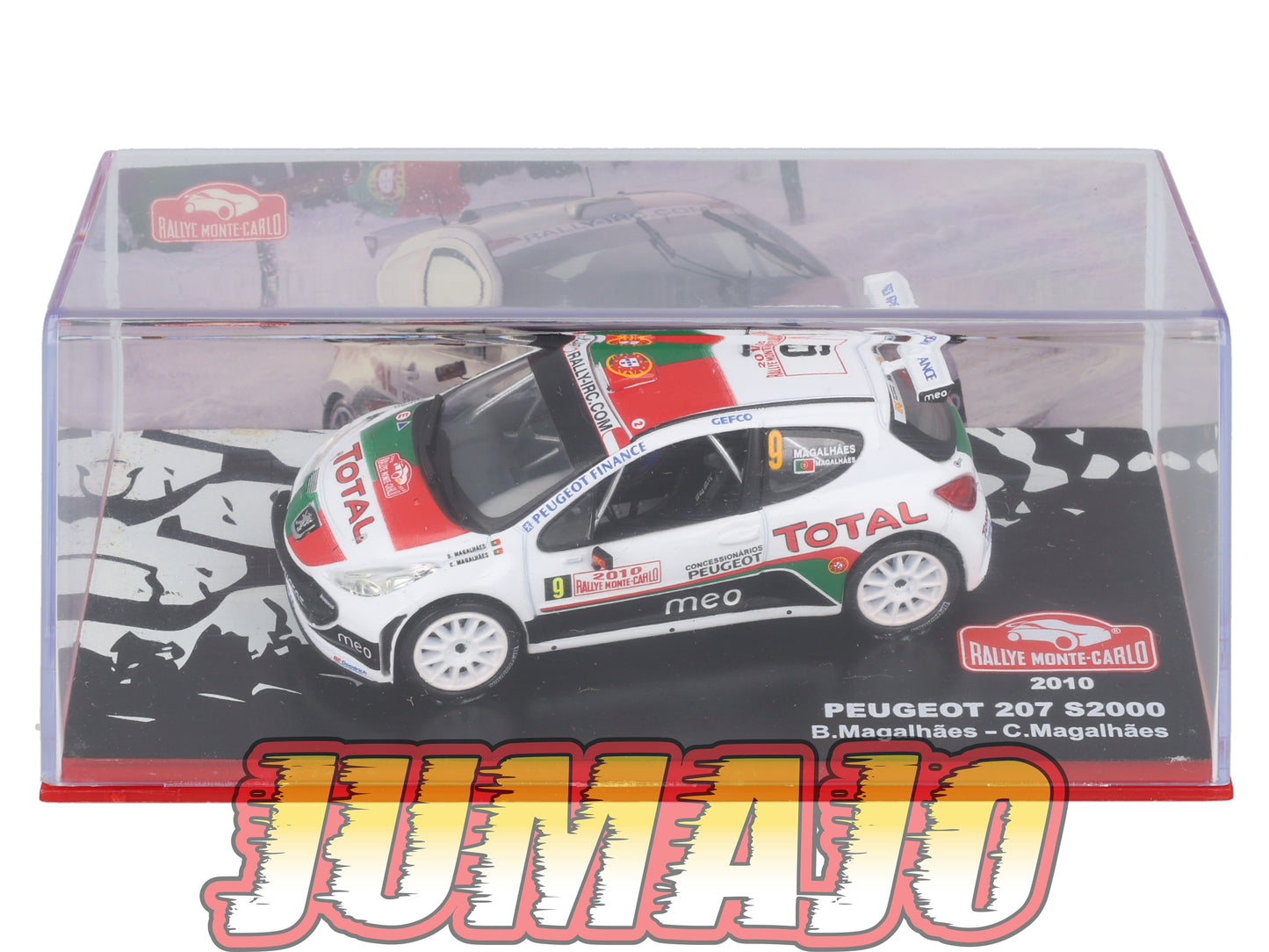 RMC116 Voiture 1/43 IXO Altaya Rallye monte-carlo PEUGEOT 207 S2000 Maghalhaes 2010 #9