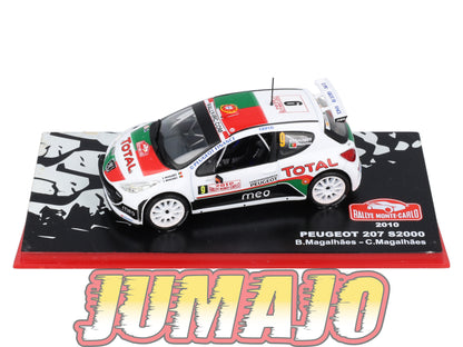 RMC116 Voiture 1/43 IXO Altaya Rallye monte-carlo PEUGEOT 207 S2000 Maghalhaes 2010 #9