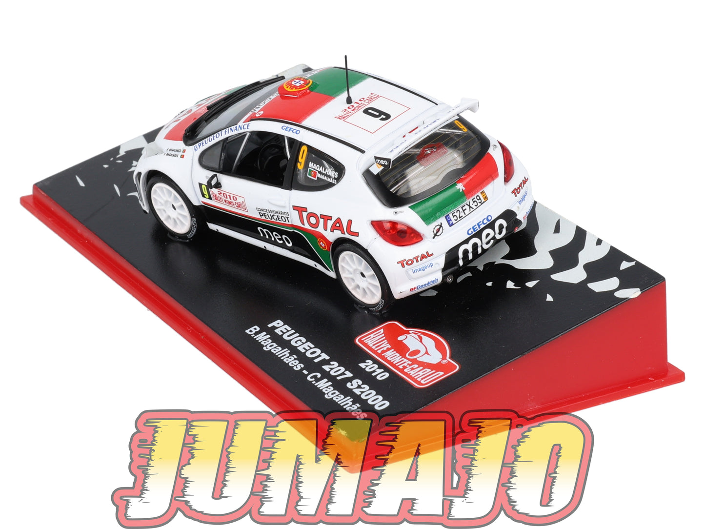 RMC116 Voiture 1/43 IXO Altaya Rallye monte-carlo PEUGEOT 207 S2000 Maghalhaes 2010 #9