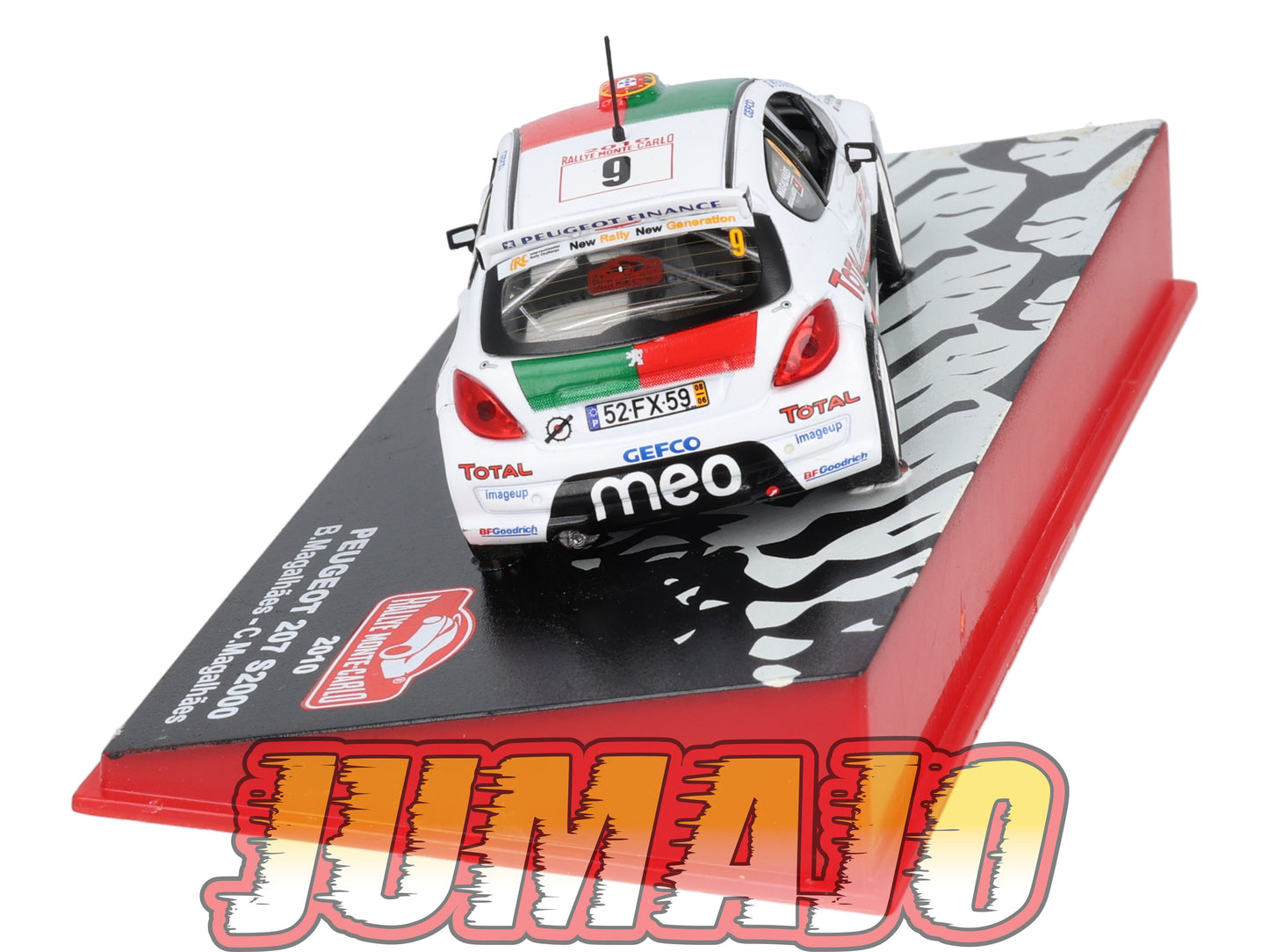 RMC116 Voiture 1/43 IXO Altaya Rallye monte-carlo PEUGEOT 207 S2000 Maghalhaes 2010 #9