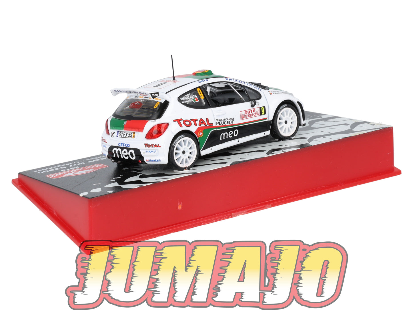 RMC116 Voiture 1/43 IXO Altaya Rallye monte-carlo PEUGEOT 207 S2000 Maghalhaes 2010 #9