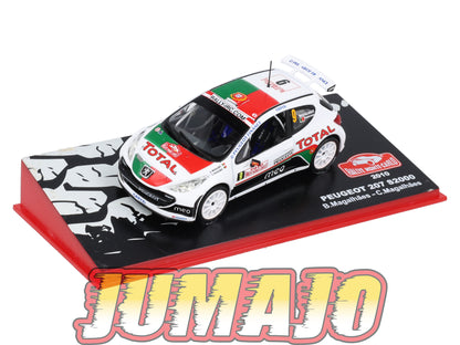 RMC116 Voiture 1/43 IXO Altaya Rallye monte-carlo PEUGEOT 207 S2000 Maghalhaes 2010 #9