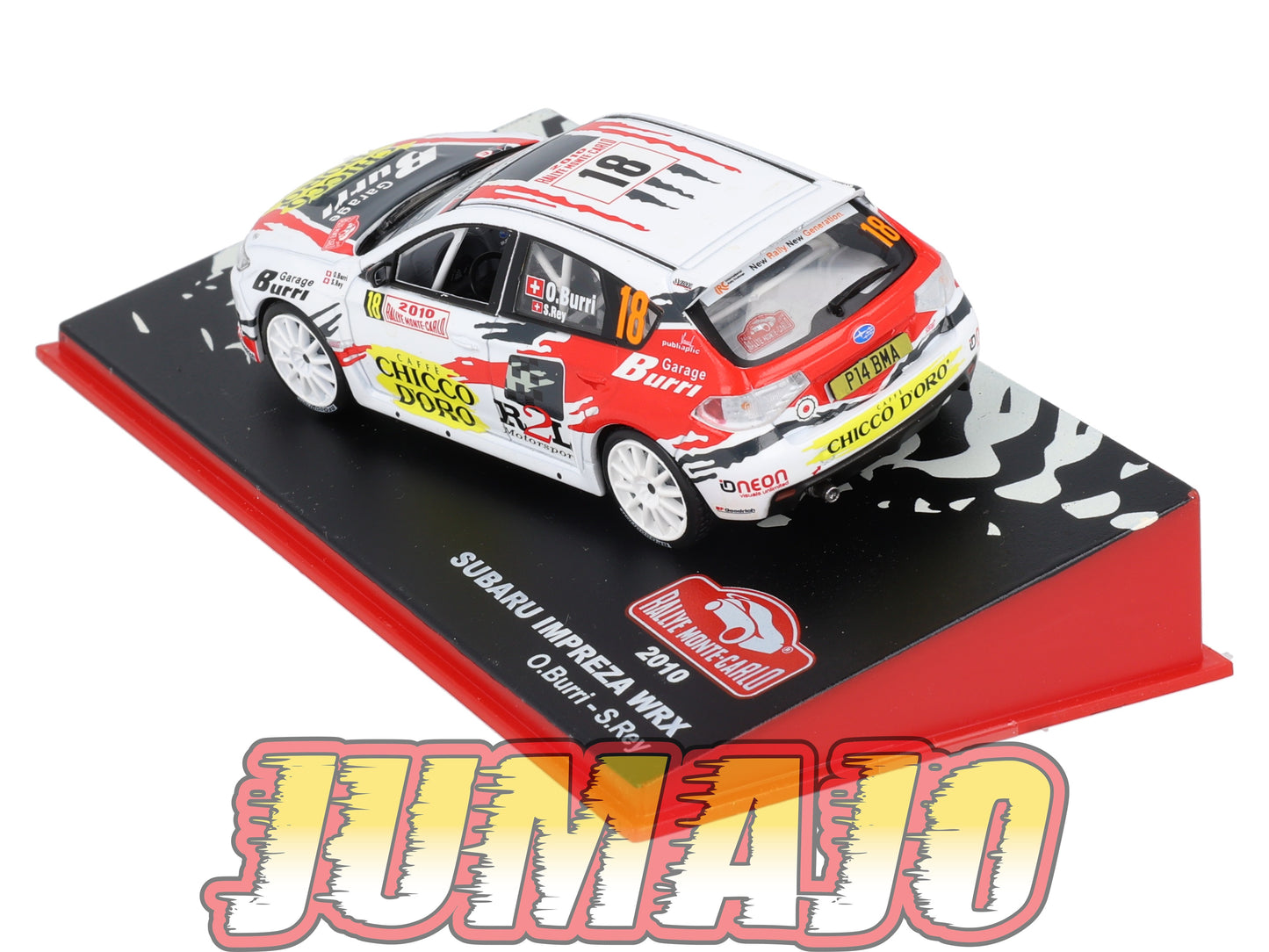 RMC121 Voiture 1/43 IXO Altaya Rallye monte-carlo SUBARU Impreza O.Burri 2010 #18