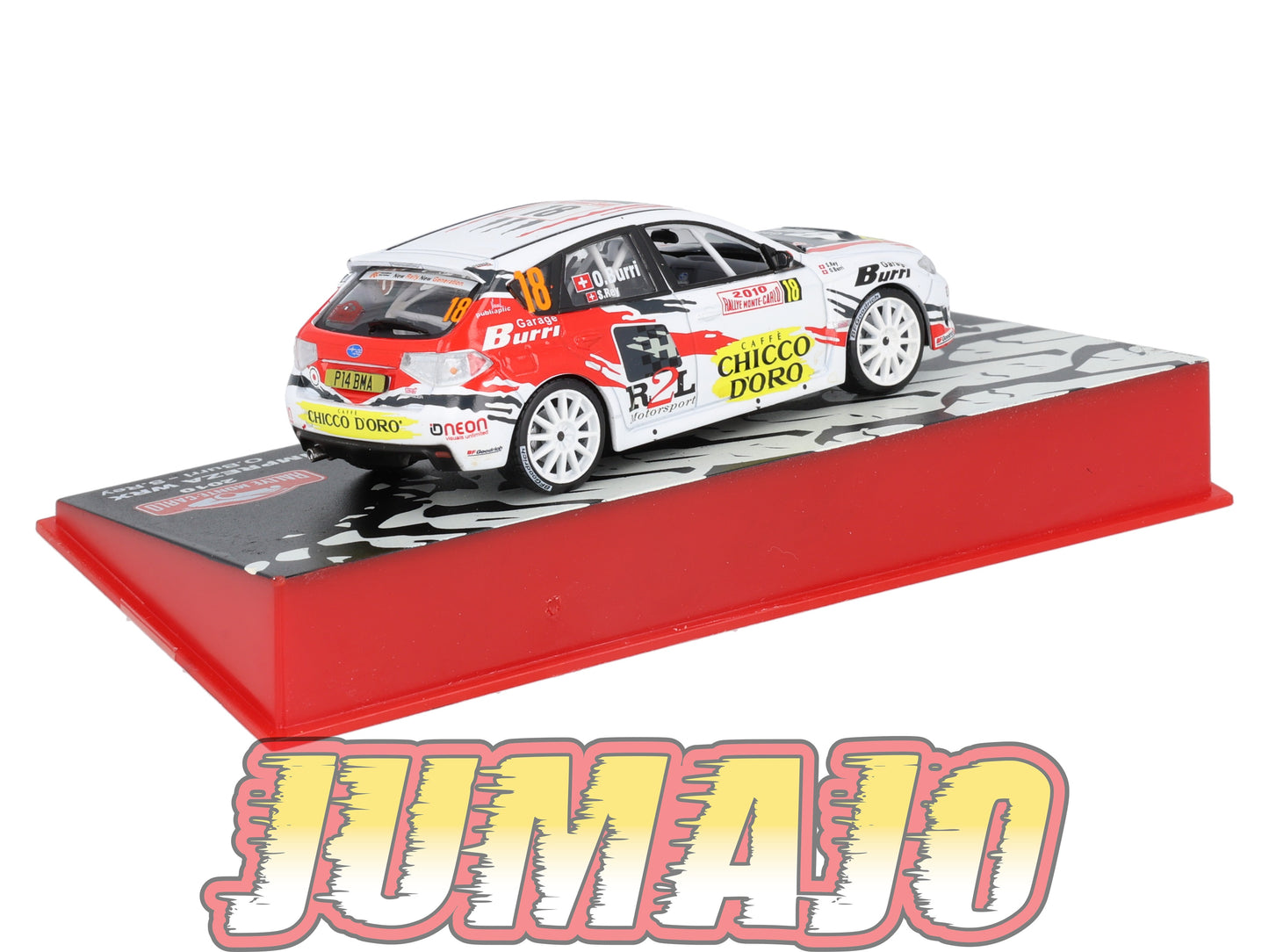 RMC121 Voiture 1/43 IXO Altaya Rallye monte-carlo SUBARU Impreza O.Burri 2010 #18