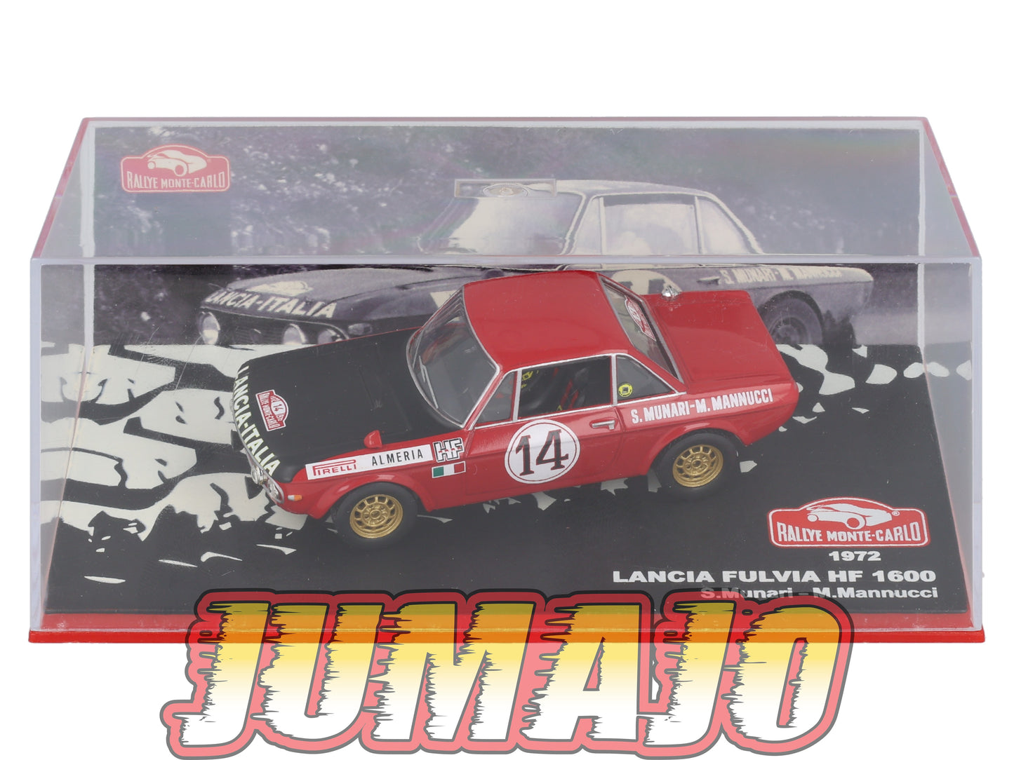 RMC123 Voiture 1/43 IXO Altaya Rallye monte-carlo LANCIA Fulvia HF 1600 S.Munari 1972 #14