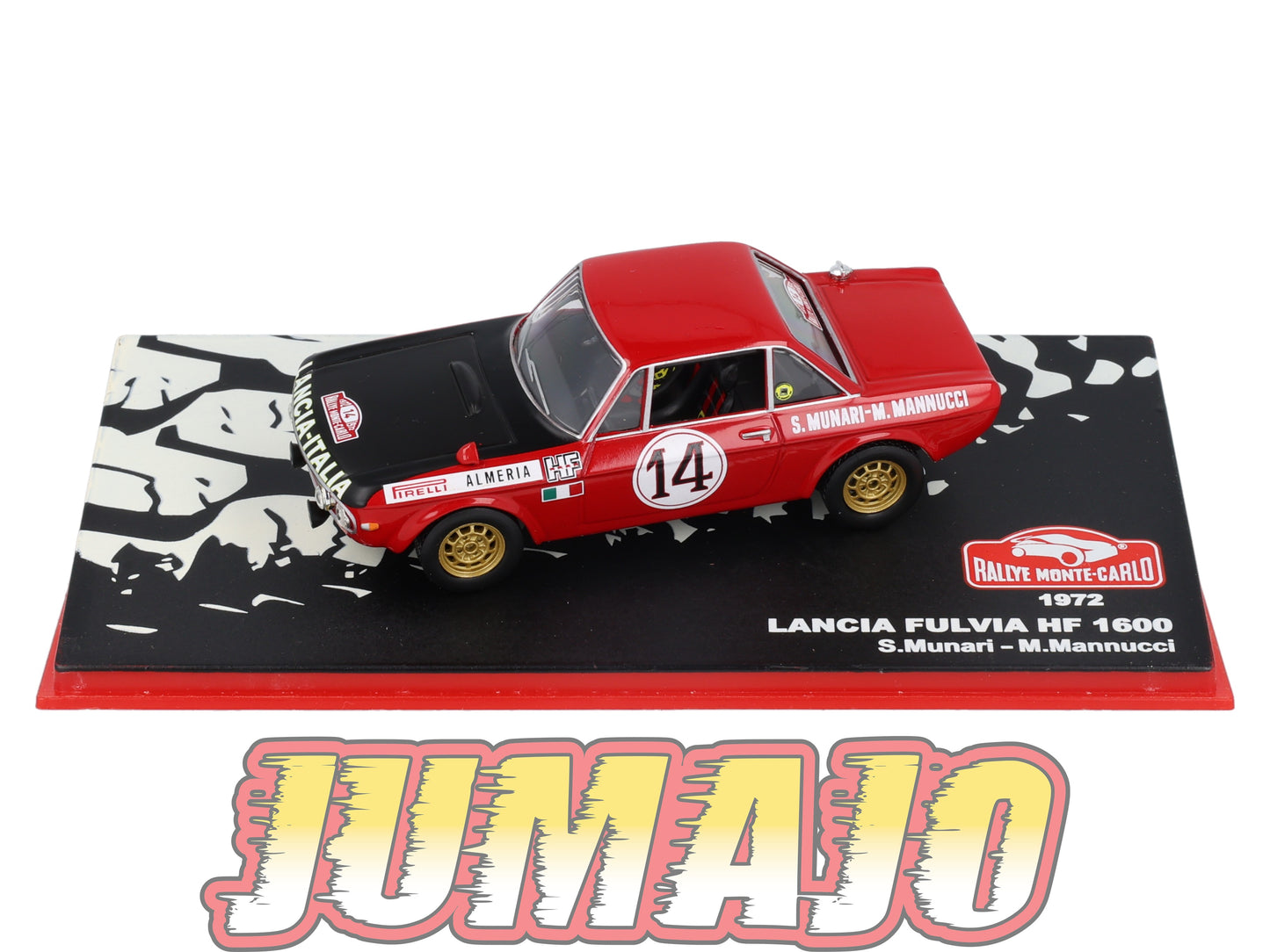 RMC123 Voiture 1/43 IXO Altaya Rallye monte-carlo LANCIA Fulvia HF 1600 S.Munari 1972 #14