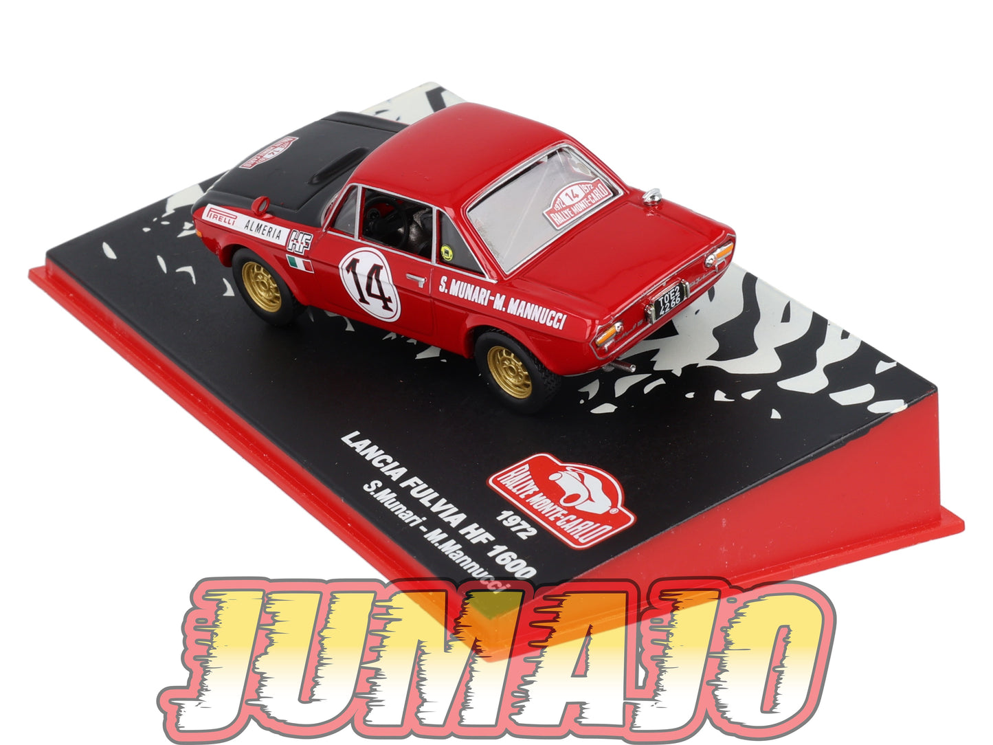 RMC123 Voiture 1/43 IXO Altaya Rallye monte-carlo LANCIA Fulvia HF 1600 S.Munari 1972 #14