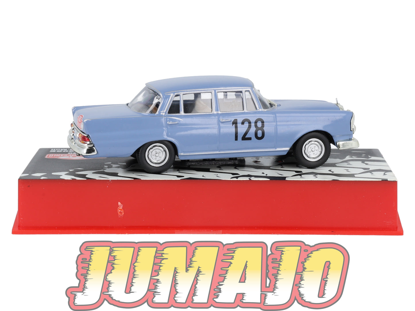 RMC124 Voiture 1/43 IXO Altaya Rallye MERCEDES 220SE W.Schock 1960 #128