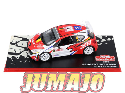 RMC127 Voiture 1/43 IXO Altaya Rallye monte-carlo PEUGEOT 207 S2000 F.Loix 2009 #4