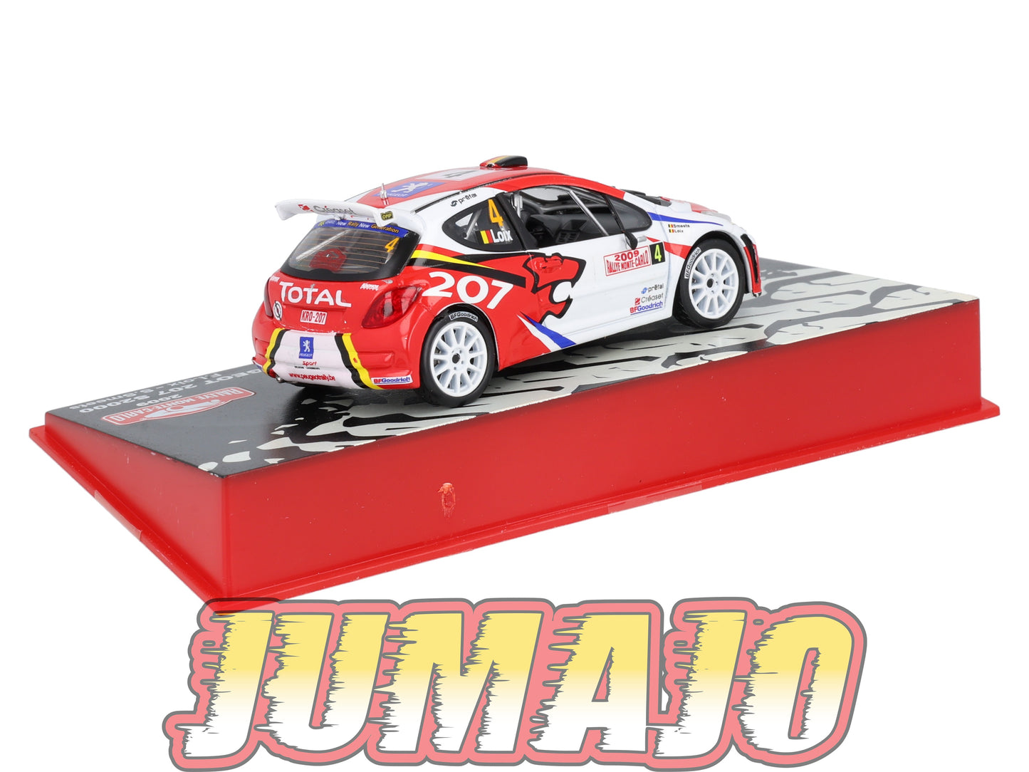 RMC127 Voiture 1/43 IXO Altaya Rallye monte-carlo PEUGEOT 207 S2000 F.Loix 2009 #4