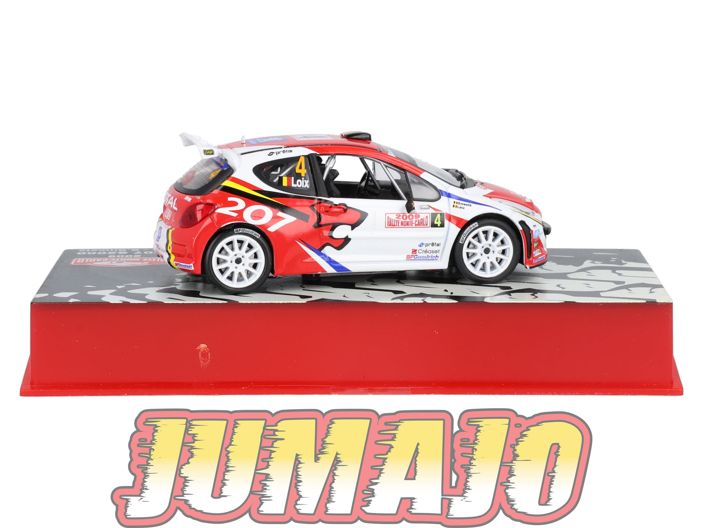 RMC127 Voiture 1/43 IXO Altaya Rallye monte-carlo PEUGEOT 207 S2000 F.Loix 2009 #4