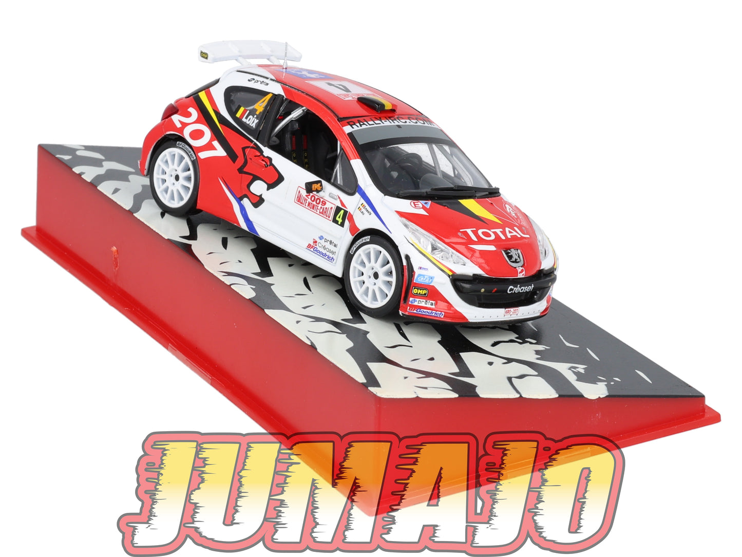 RMC127 Voiture 1/43 IXO Altaya Rallye monte-carlo PEUGEOT 207 S2000 F.Loix 2009 #4