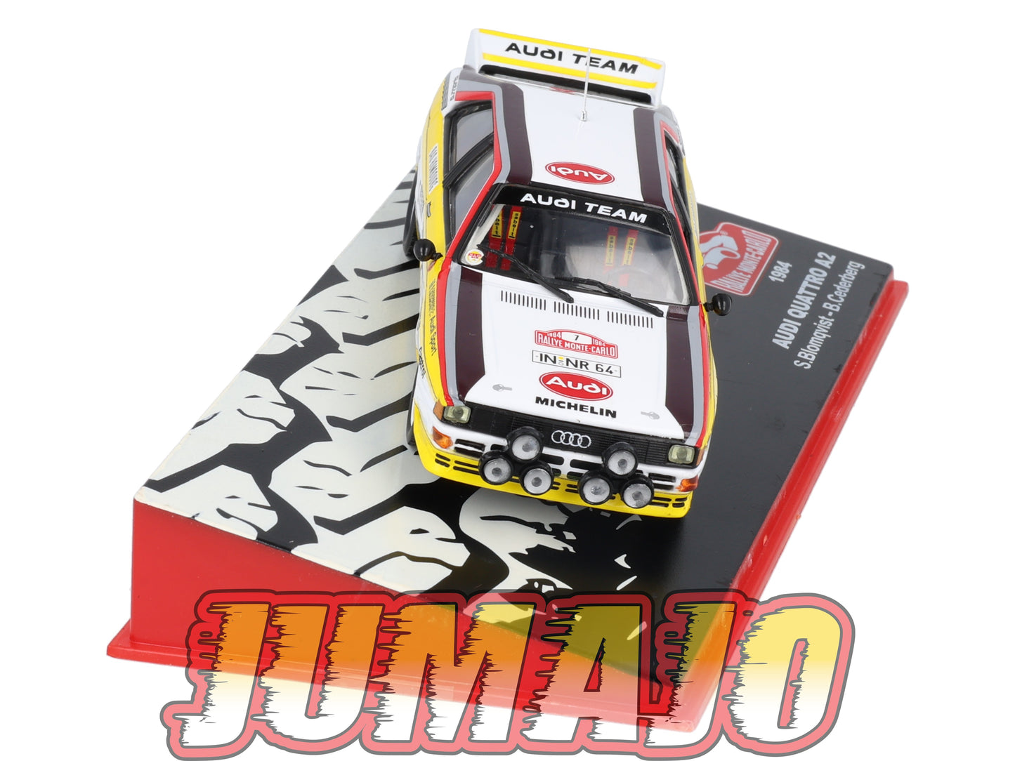 RMC128 Voiture 1/43 IXO Altaya Rallye AUDI Quattro A2 S.Blomqvist 1984 #7