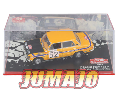 RMC130 Voiture 1/43 IXO Altaya Rallye FIAT Polski 125P R.Mucha 1972 #52