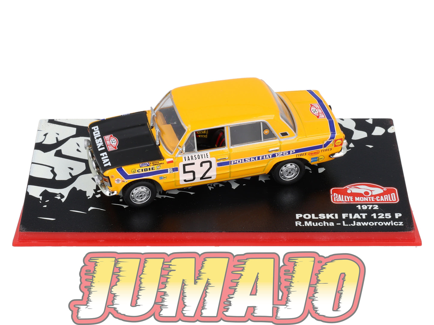 RMC130 Voiture 1/43 IXO Altaya Rallye FIAT Polski 125P R.Mucha 1972 #52