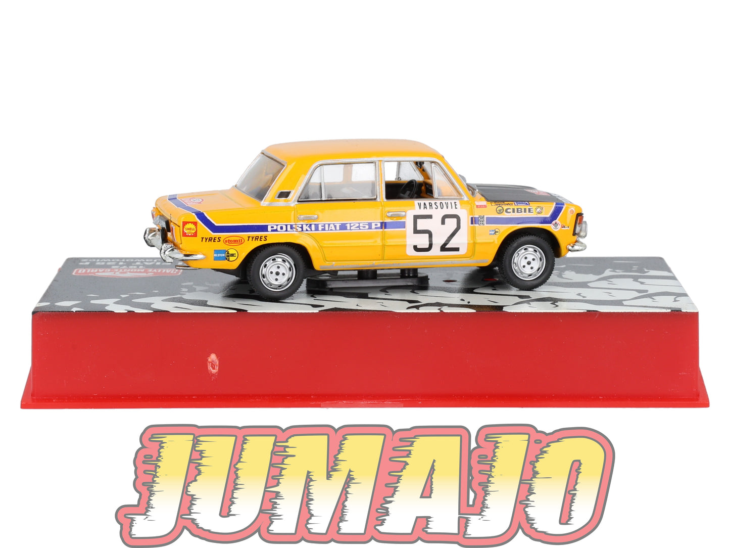 RMC130 Voiture 1/43 IXO Altaya Rallye FIAT Polski 125P R.Mucha 1972 #52