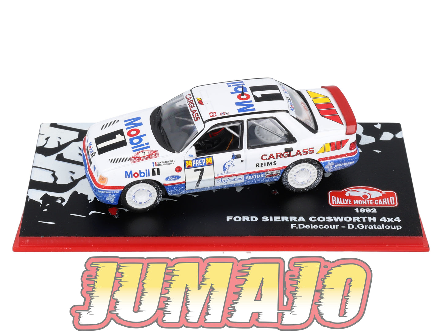 RMC14 Voiture 1/43 IXO Altaya Rallye FORD Sierra Cosworth 4x4 F.Delecour 1992 #7