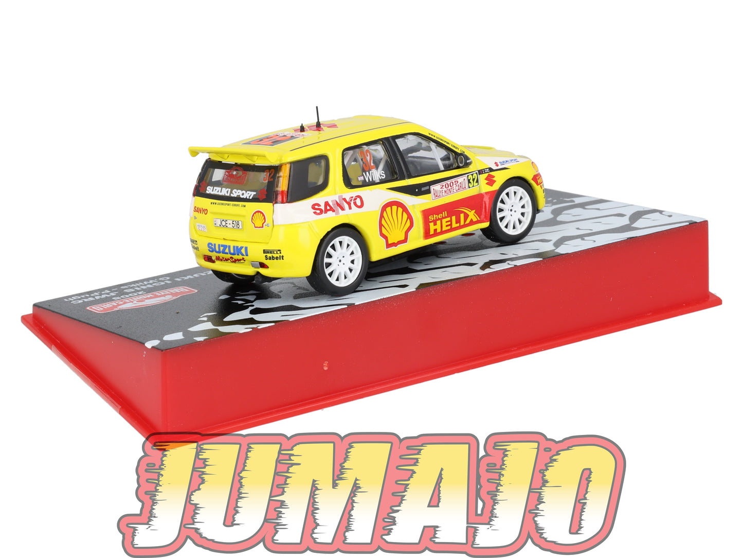 RMC16 Voiture 1/43 IXO Altaya Rallye monte-carlo SUZUKI Ignis JWRC G.Wilks 2005 #32