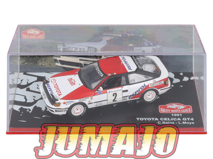 RMC17 Voiture 1/43 IXO Altaya Rallye TOYOTA Celica GT4 C.Sainz 1991 #2 Monte-carlo