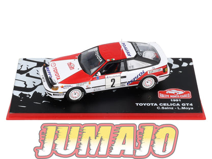 RMC17 Voiture 1/43 IXO Altaya Rallye TOYOTA Celica GT4 C.Sainz 1991 #2 Monte-carlo