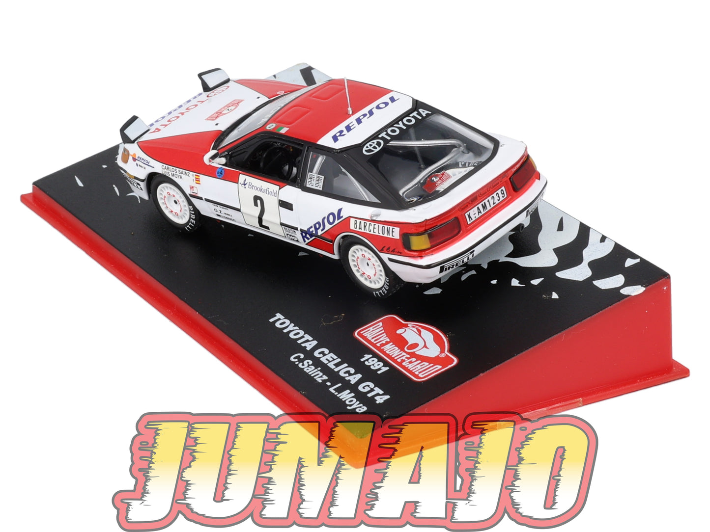 RMC17 Voiture 1/43 IXO Altaya Rallye TOYOTA Celica GT4 C.Sainz 1991 #2 Monte-carlo