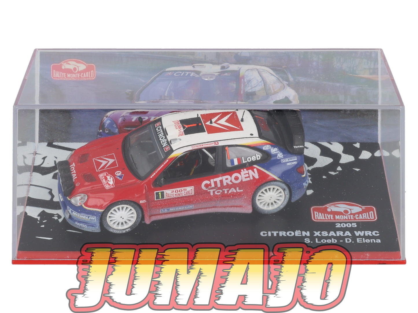 RMC1 Voiture 1/43 IXO Altaya Rallye CITROEN Xsara WRC S.Loeb 2005 #1 Monte-carlo