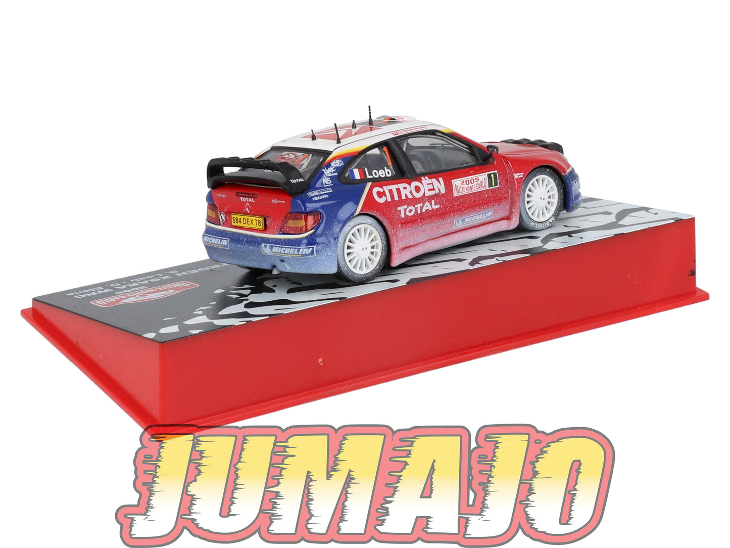 RMC1 Voiture 1/43 IXO Altaya Rallye CITROEN Xsara WRC S.Loeb 2005 #1 Monte-carlo