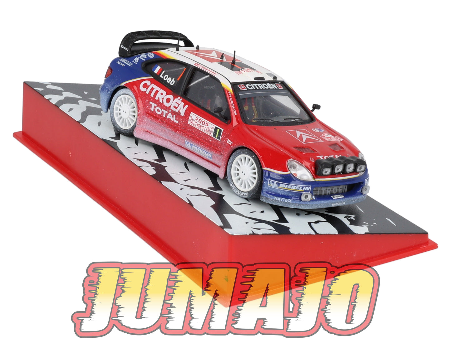 RMC1 Voiture 1/43 IXO Altaya Rallye CITROEN Xsara WRC S.Loeb 2005 #1 Monte-carlo