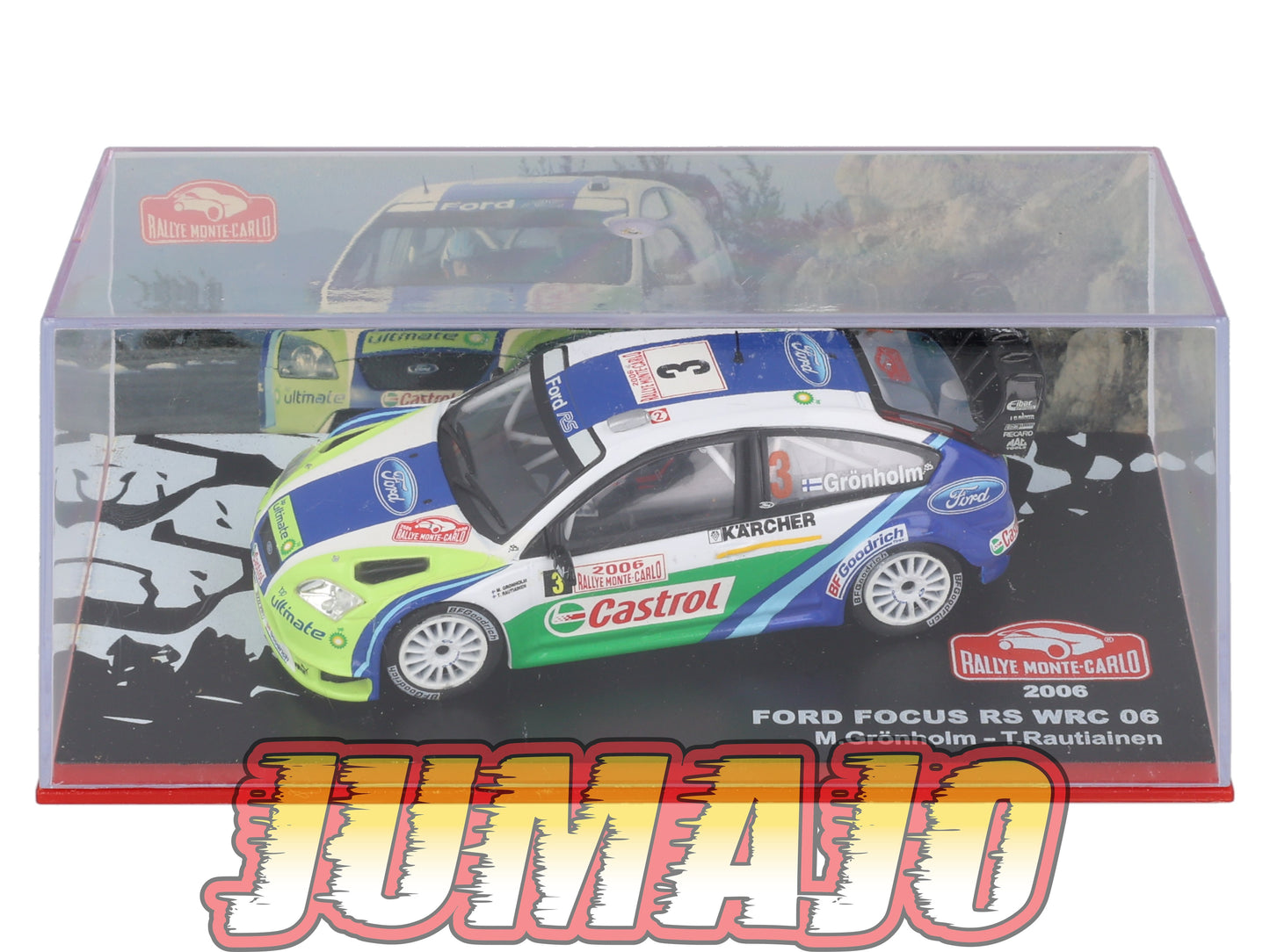 RMC22 Voiture 1/43 IXO Altaya Rallye FORD Focus RS WRC M.Gronholm 2006 #3 Monte-carlo