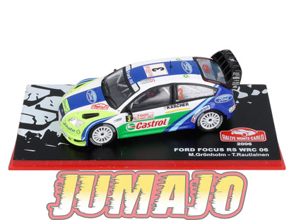 RMC22 Voiture 1/43 IXO Altaya Rallye FORD Focus RS WRC M.Gronholm 2006 #3 Monte-carlo