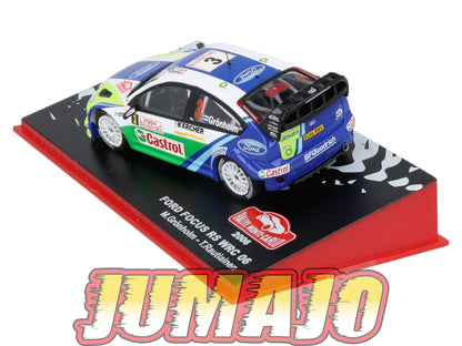 RMC22 Voiture 1/43 IXO Altaya Rallye FORD Focus RS WRC M.Gronholm 2006 #3 Monte-carlo