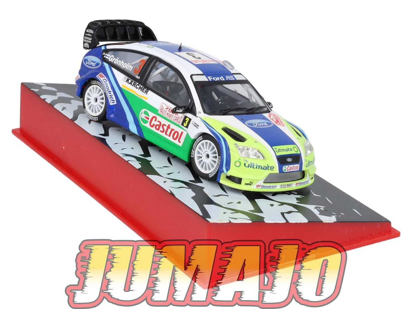 RMC22 Voiture 1/43 IXO Altaya Rallye FORD Focus RS WRC M.Gronholm 2006 #3 Monte-carlo