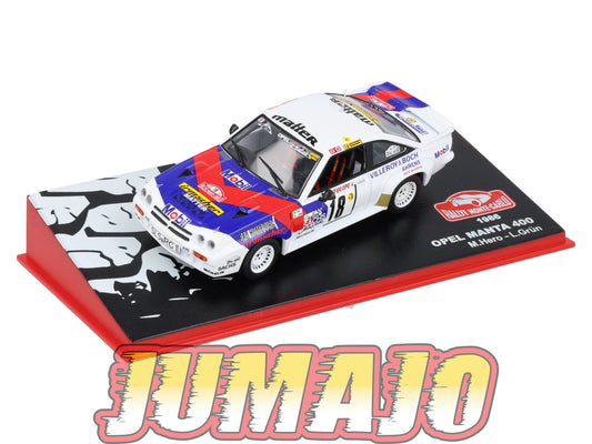 RMC26 Voiture 1/43 IXO Altaya Rallye Monte-Carlo OPEL Manta 400 1986 #18 M.Hero