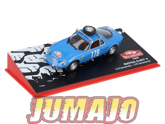 RMC27 Voiture 1/43 IXO Altaya Rallye Monte-Carlo MATRA Djet V 1966 #179 H.Pescarolo