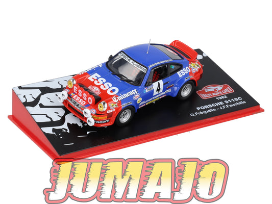 RMC2 Voiture 1/43 IXO Altaya Rallye Monte-carlo PORSCHE 911SC 1982 #4