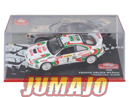 RMC31 Voiture 1/43 IXO Altaya Rallye Monte-Carlo TOYOTA Celica GT-Four 1995 #2 J.Kankkunen