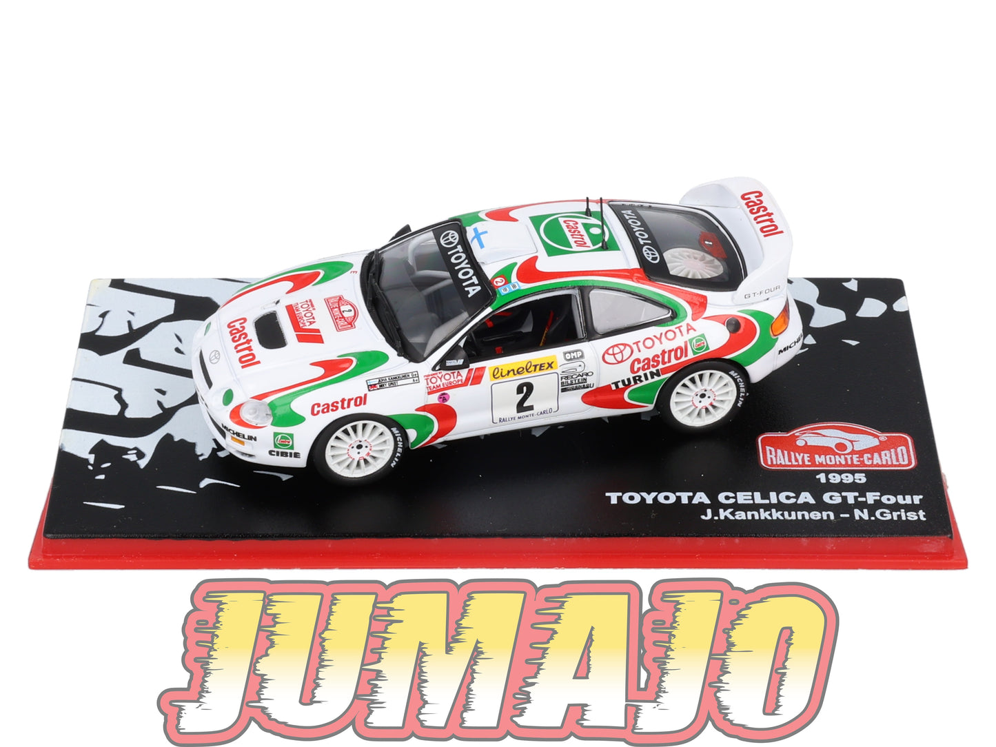 RMC31 Voiture 1/43 IXO Altaya Rallye Monte-Carlo TOYOTA Celica GT-Four 1995 #2 J.Kankkunen
