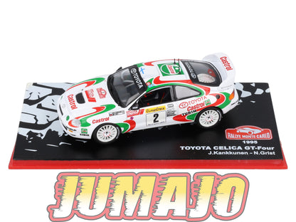 RMC31 Voiture 1/43 IXO Altaya Rallye Monte-Carlo TOYOTA Celica GT-Four 1995 #2 J.Kankkunen