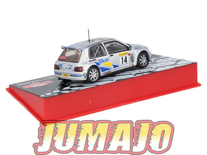 RMC32 Voiture 1/43 IXO Altaya Rallye monte-carlo RENAULT Clio Maxi J.Ragotti 1995 #14