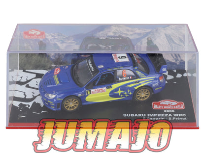 RMC34 Voiture 1/43 IXO Altaya Rallye SUBARU Impreza WRC S.Sarrazin 2006 #6 Monte-carlo