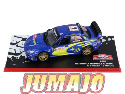 RMC34 Voiture 1/43 IXO Altaya Rallye SUBARU Impreza WRC S.Sarrazin 2006 #6 Monte-carlo