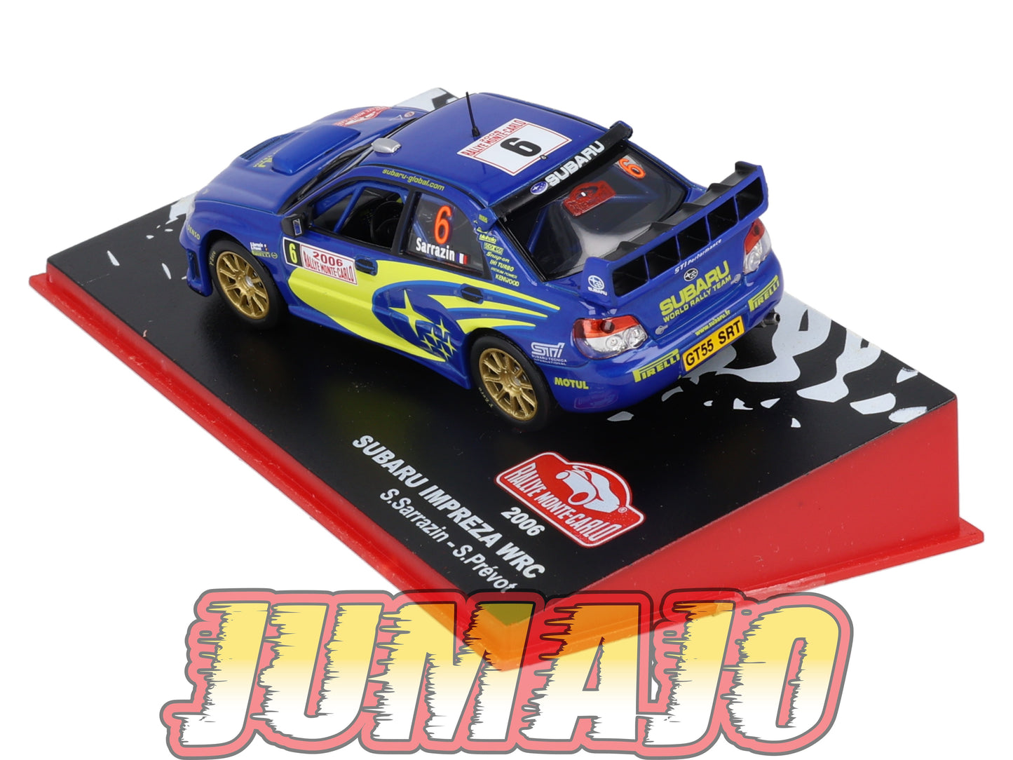 RMC34 Voiture 1/43 IXO Altaya Rallye SUBARU Impreza WRC S.Sarrazin 2006 #6 Monte-carlo