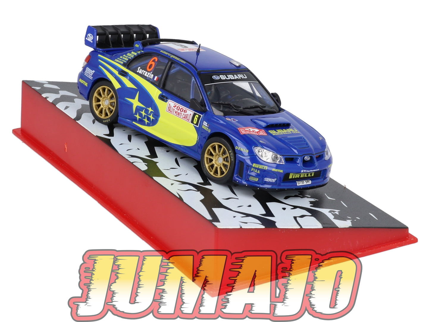 RMC34 Voiture 1/43 IXO Altaya Rallye SUBARU Impreza WRC S.Sarrazin 2006 #6 Monte-carlo