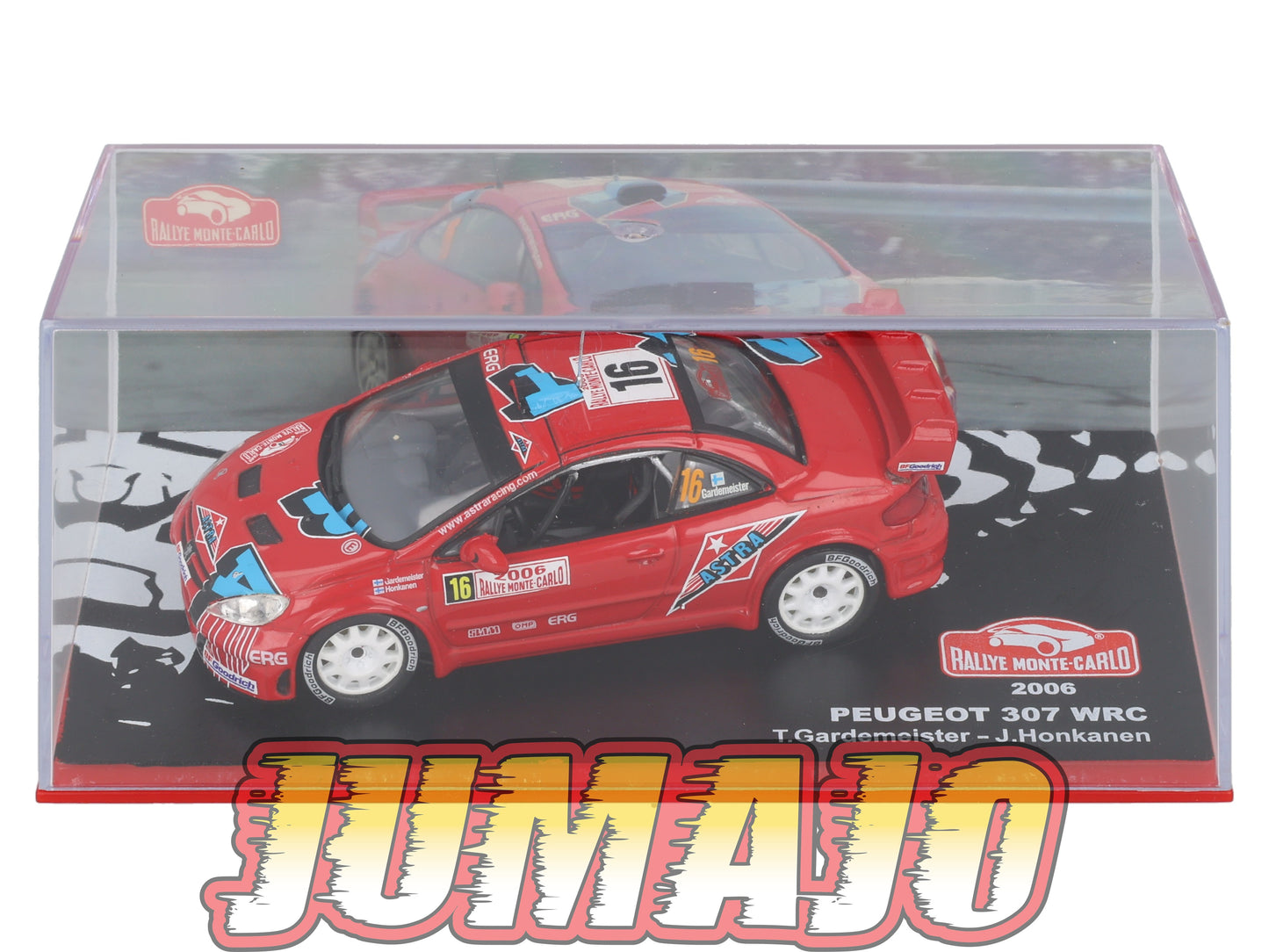 RMC37 Voiture 1/43 IXO Altaya Rallye monte-carlo PEUGEOT 307 T.Gardemeister 2006 #16