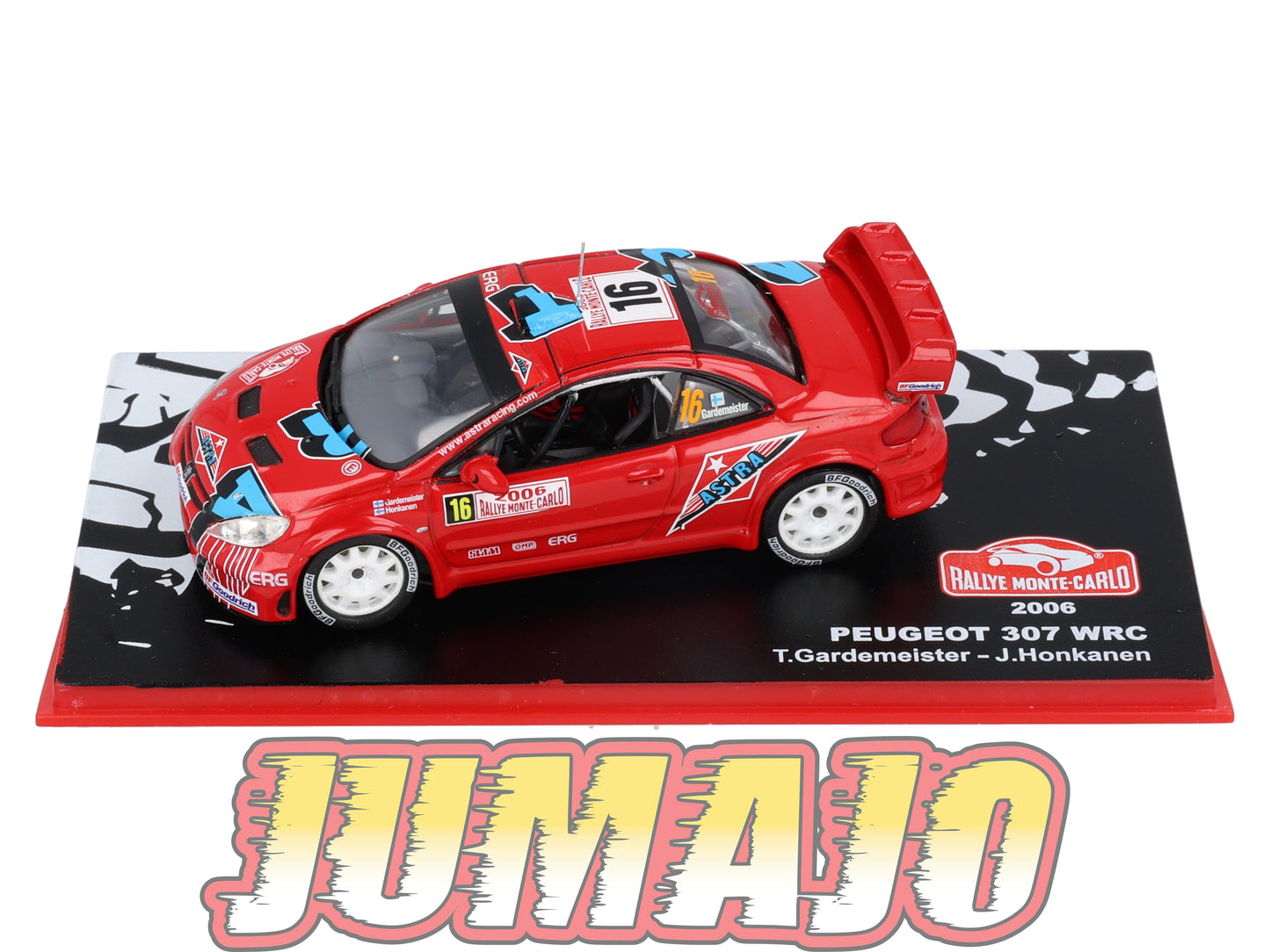 RMC37 Voiture 1/43 IXO Altaya Rallye monte-carlo PEUGEOT 307 T.Gardemeister 2006 #16