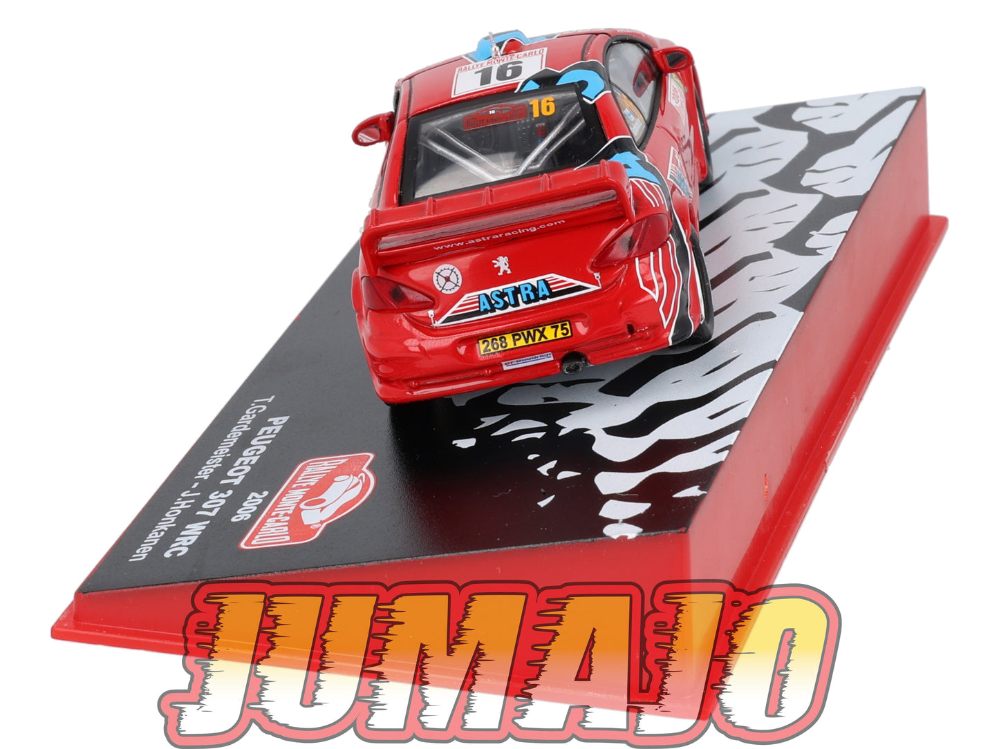 RMC37 Voiture 1/43 IXO Altaya Rallye monte-carlo PEUGEOT 307 T.Gardemeister 2006 #16