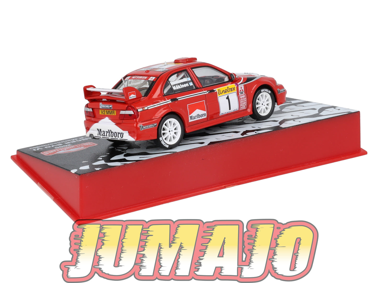 RMC38 Voiture 1/43 IXO Altaya Rallye Monte-Carlo MITSUBISHI Lancer EVO VI 2000 #1 T.Makinen