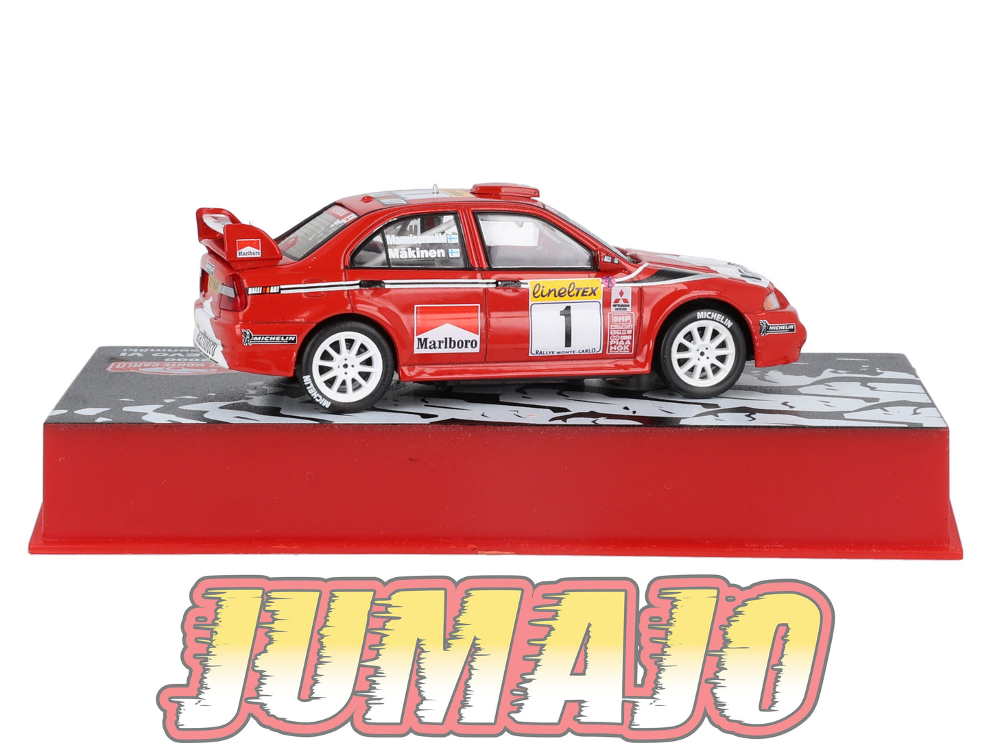 RMC38 Voiture 1/43 IXO Altaya Rallye Monte-Carlo MITSUBISHI Lancer EVO VI 2000 #1 T.Makinen