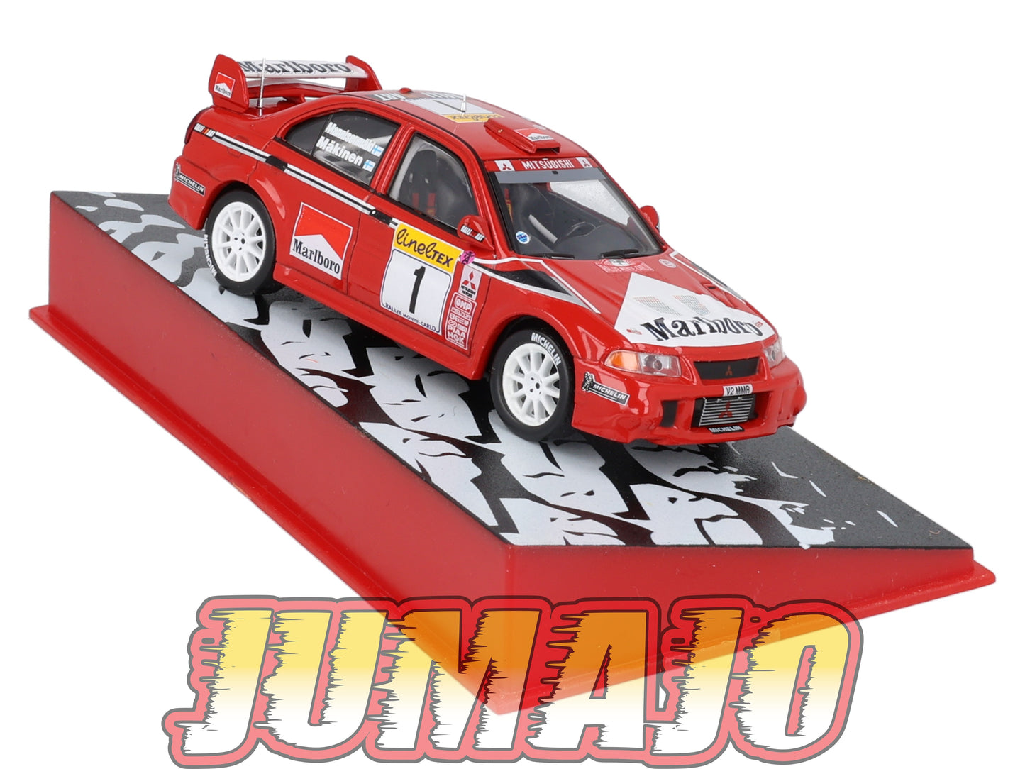 RMC38 Voiture 1/43 IXO Altaya Rallye Monte-Carlo MITSUBISHI Lancer EVO VI 2000 #1 T.Makinen